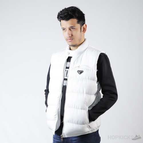 Prada White Puffer Jacket (Dot Perfect)