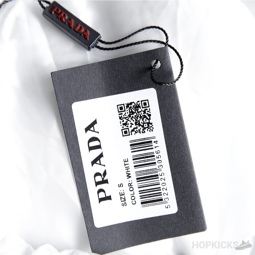 Prada White Puffer Jacket (Dot Perfect)