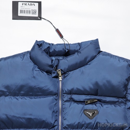 Prada Blue Puffer Jacket (Dot Perfect)