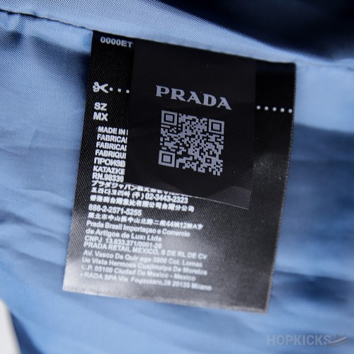 Prada Blue Puffer Jacket (Dot Perfect)