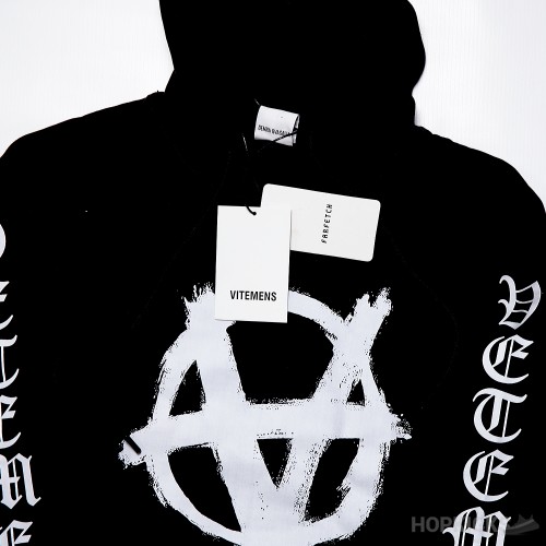 Vetements Reverse Anarchy-Print Hoodie (Dot Perfect)