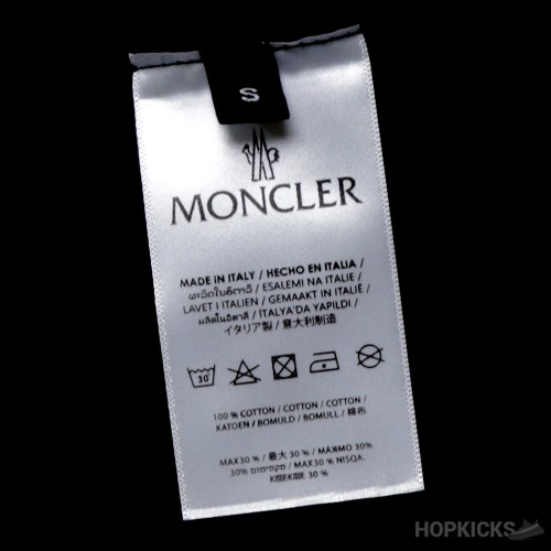 Moncler Black Logo Patch Sweatshirt (Dot Perfect)