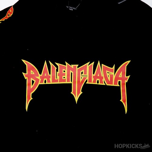 Balenciaga Metal Logo Oversized Hoodie (Dot Perfect)