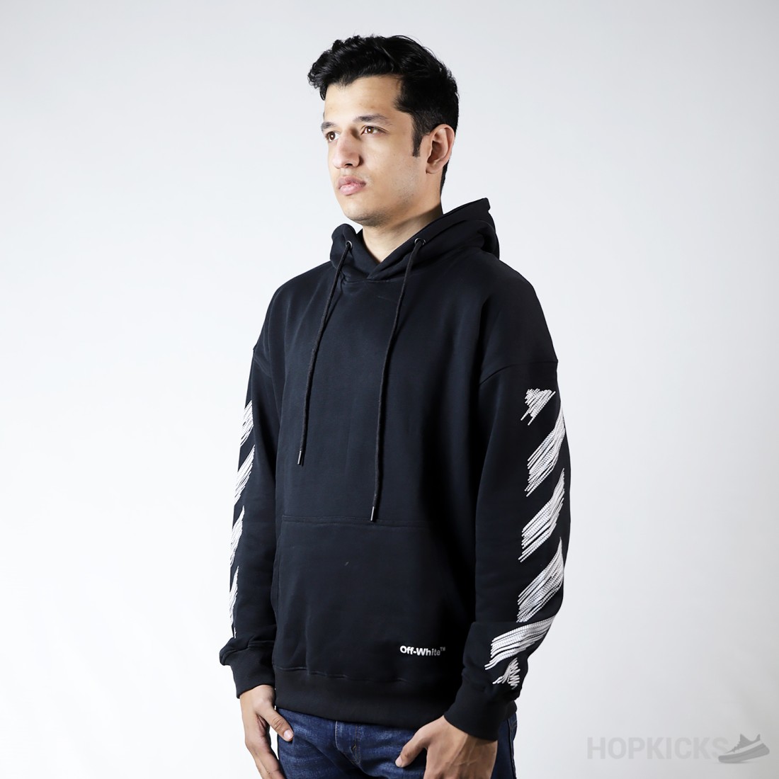OFF-WHITE - Diag Print Cotton Sweatshirt