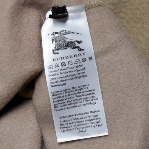 Burberry Camel Logo Print Cotton Hoodie (Dot Perfect)