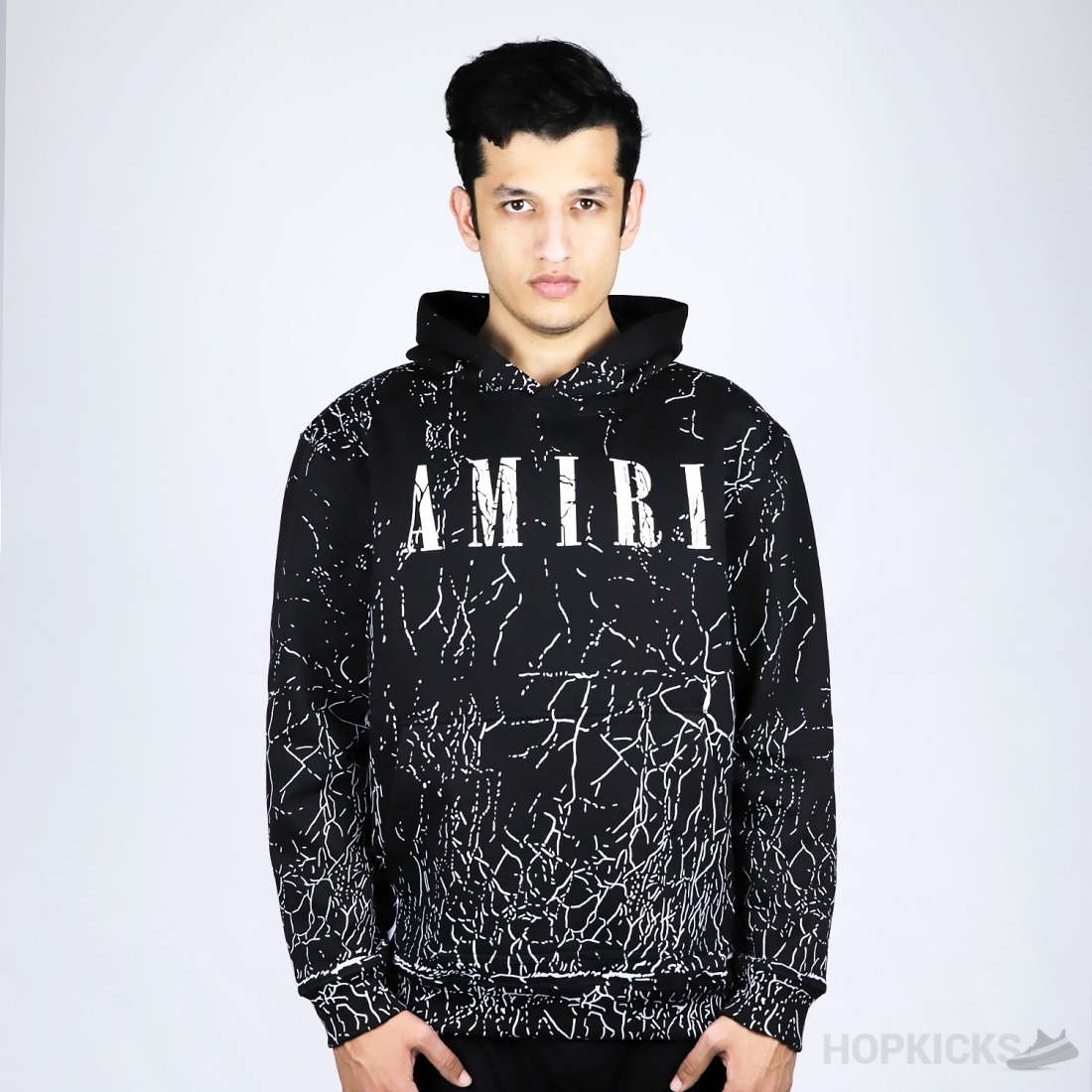 AMIRI Black Sequinned Shirt
