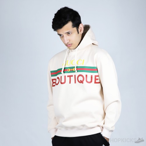 Gucci Boutique Print Hoodie