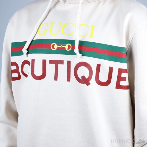 Gucci Boutique Print Hoodie