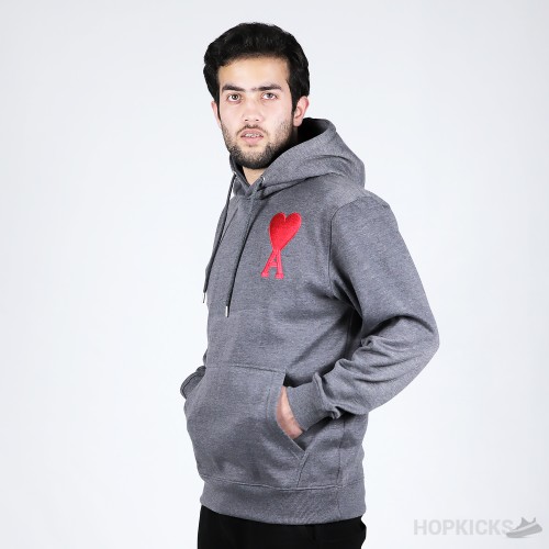 Ami Paris Ami de Coeur Virgin Wool Hoodie