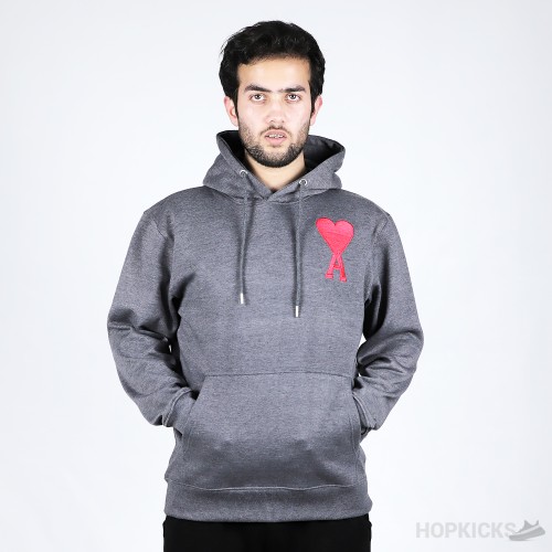 Ami Paris Ami de Coeur Virgin Wool Hoodie