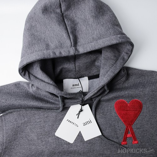 Ami Paris Ami de Coeur Virgin Wool Hoodie