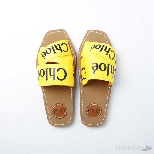 Chloe Ribbon Slipper Yellow (Premium Batch)