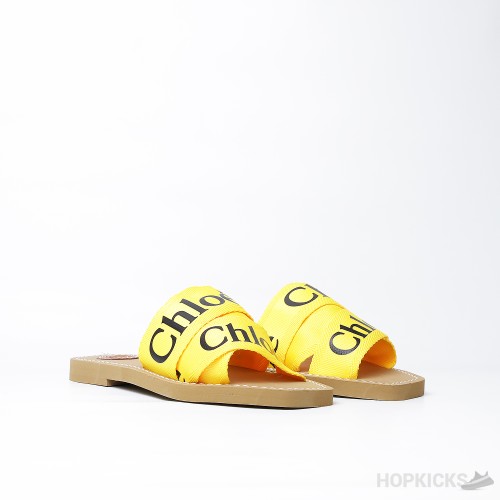 Chloe Ribbon Slipper Yellow (Premium Batch)