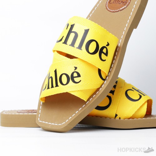 Chloe Ribbon Slipper Yellow (Premium Batch)