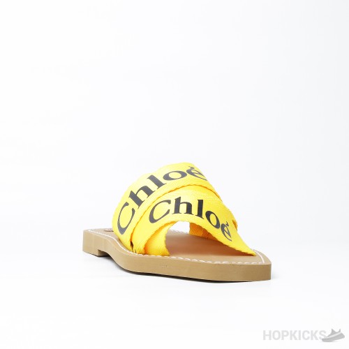 Chloe Ribbon Slipper Yellow (Premium Batch)