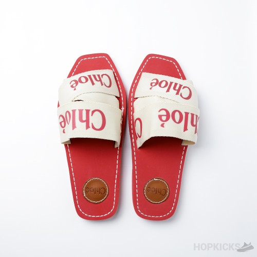 Chloe Ribbon Slipper Red (Premium Batch)