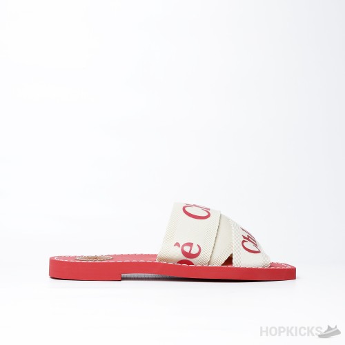 Chloe Ribbon Slipper Red (Premium Batch)