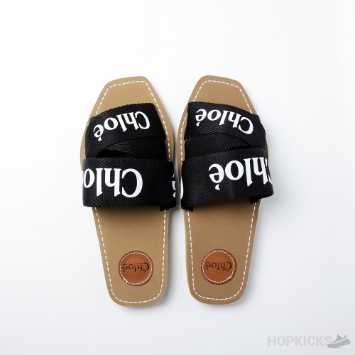 Chloe Ribbon Slipper Black (Premium Batch)