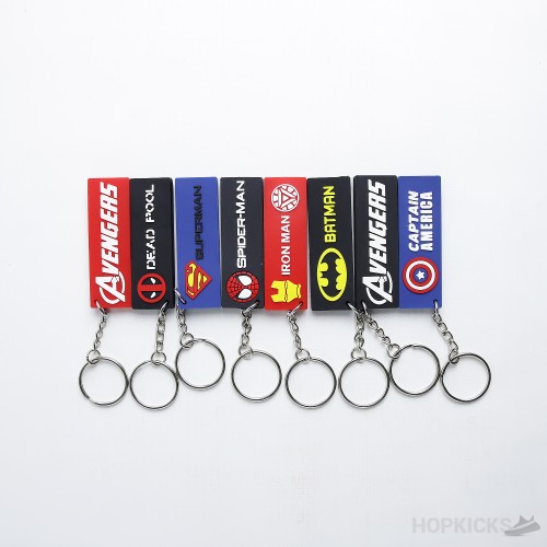 Marvel Comic Characters Super Hero Keychains