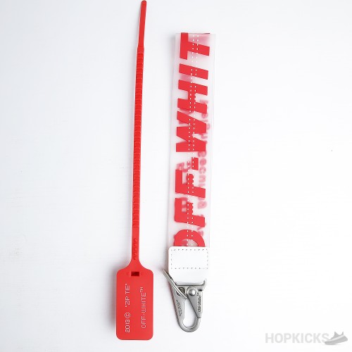 Off-White Belt Transparent Keychains