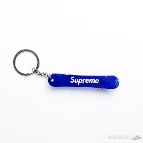 Supreme Skateboard Keychain