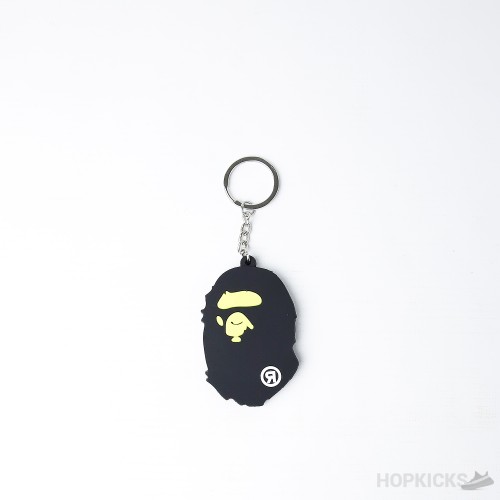 Bathing APE logo Red Black Brown Keychain