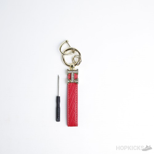 Luxury H Logo Keyring Keychain