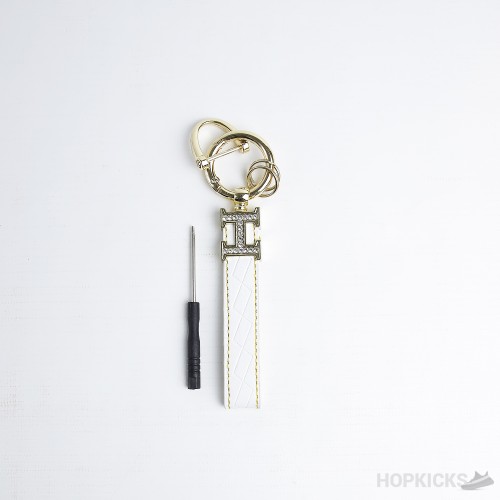 Luxury H Logo Keyring Keychain