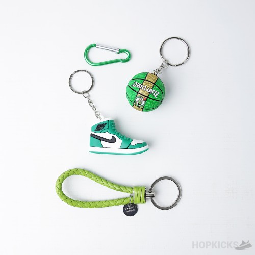 Air Jordan 1's 3D Sneaker keychain with Basketball NBA And Hook