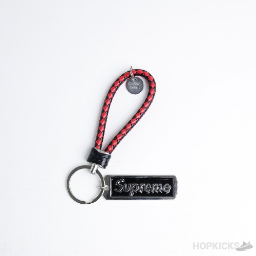 Supreme Stylish Rope Keychain Red Black