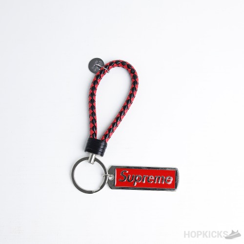 Supreme Stylish Rope Keychain Red Black