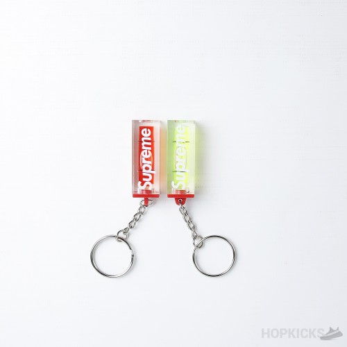 Supreme Level Keychain Red & Neon