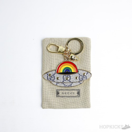 Gucci UFO GG Metal Keychain Gold