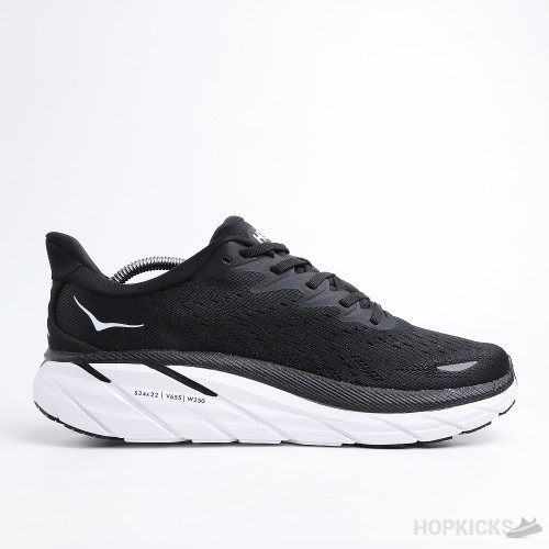 Hoka One One Clifton 8 Black White (Premium Plus Batch)