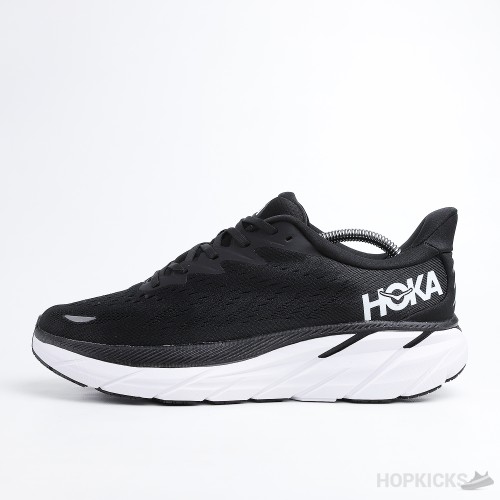 Hoka One One Clifton 8 Black White (Premium Plus Batch)