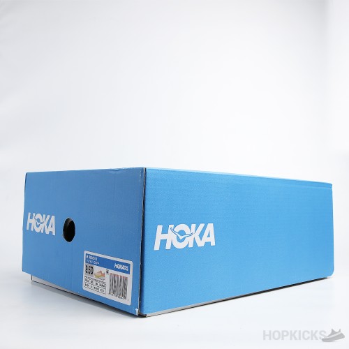 Hoka One One Bondi 8 Puffin's Bill Orange Amber Yellow (Dot Perfect)