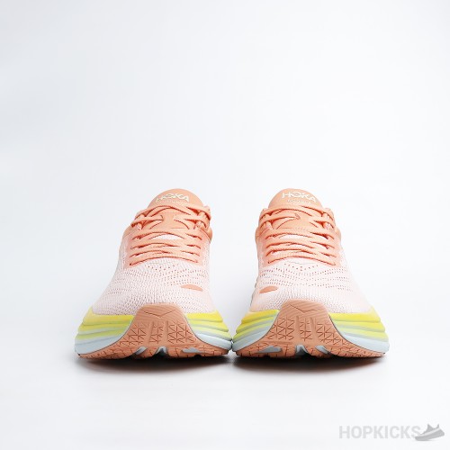 Hoka One One Bondi 8 Puffin's Bill Orange Amber Yellow (Dot Perfect)