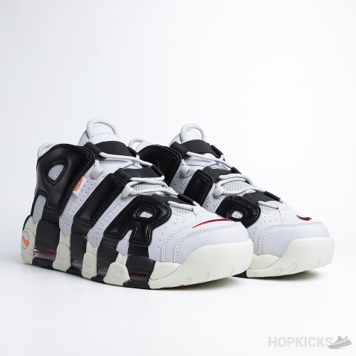 Nike Air More Uptempo GS Hoops Black Red Grey (Premium Batch)