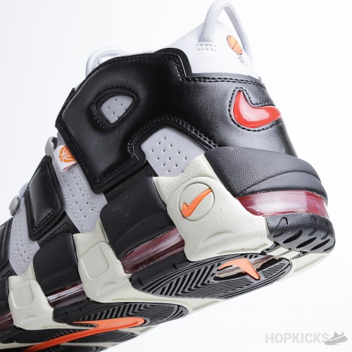 Nike Air More Uptempo GS Hoops Black Red Grey (Premium Batch)