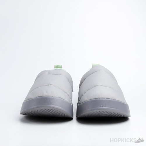 Adidas Puffylette Charcoal Solid Grey Linen Green Magic Lime (Dot Perfect)