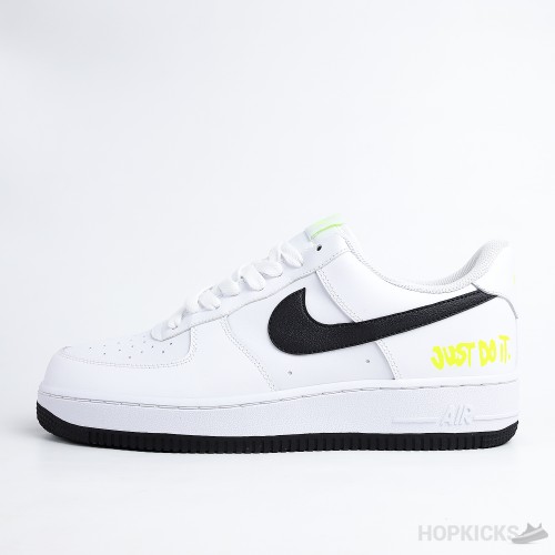 Nike Air Force 1 Low Just Do It White Volt (Dot Perfect)