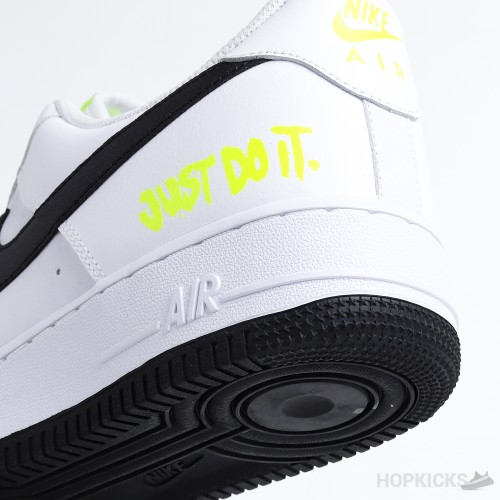 Nike Air Force 1 Low Just Do It White Volt (Dot Perfect)