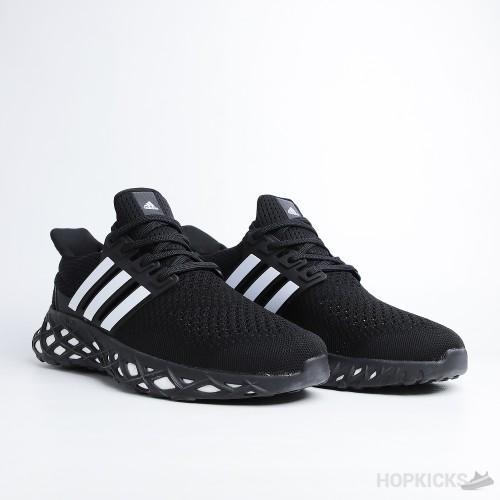 Ultra Boost Web DNA Black White (Premium Plus Batch)