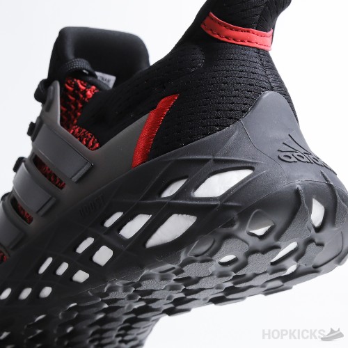 Ultra Boost Web DNA Core Black Vivid Red (Premium Plus Batch)