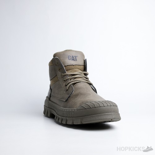 Cat Beige Grey High Top Boots (Premium Plus Batch)