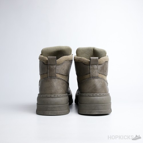 Cat Beige Grey High Top Boots (Premium Plus Batch)