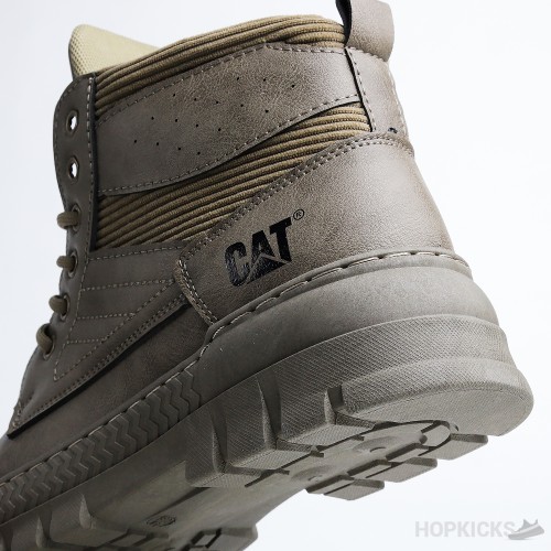 Cat Beige Grey High Top Boots (Premium Plus Batch)