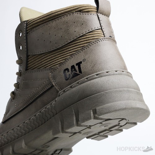 Cat Beige Grey High Top Boots (Premium Plus Batch)