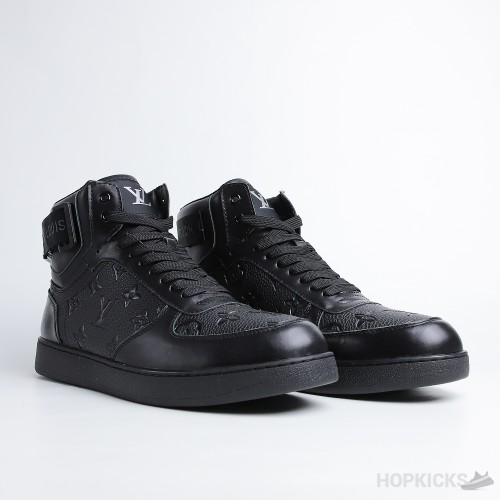 Lv Rivoli High Top Sneaker Boots (Dot Perfect)