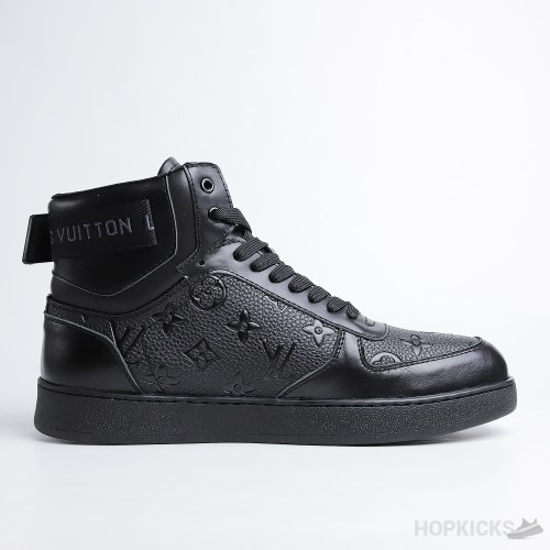 Lv Rivoli High Top Sneaker Boots (Dot Perfect)